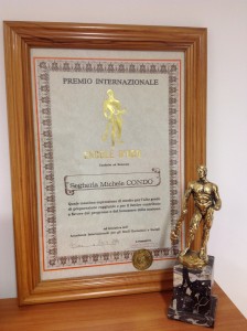 Premio Ercole d'Oro per Arte in olivo