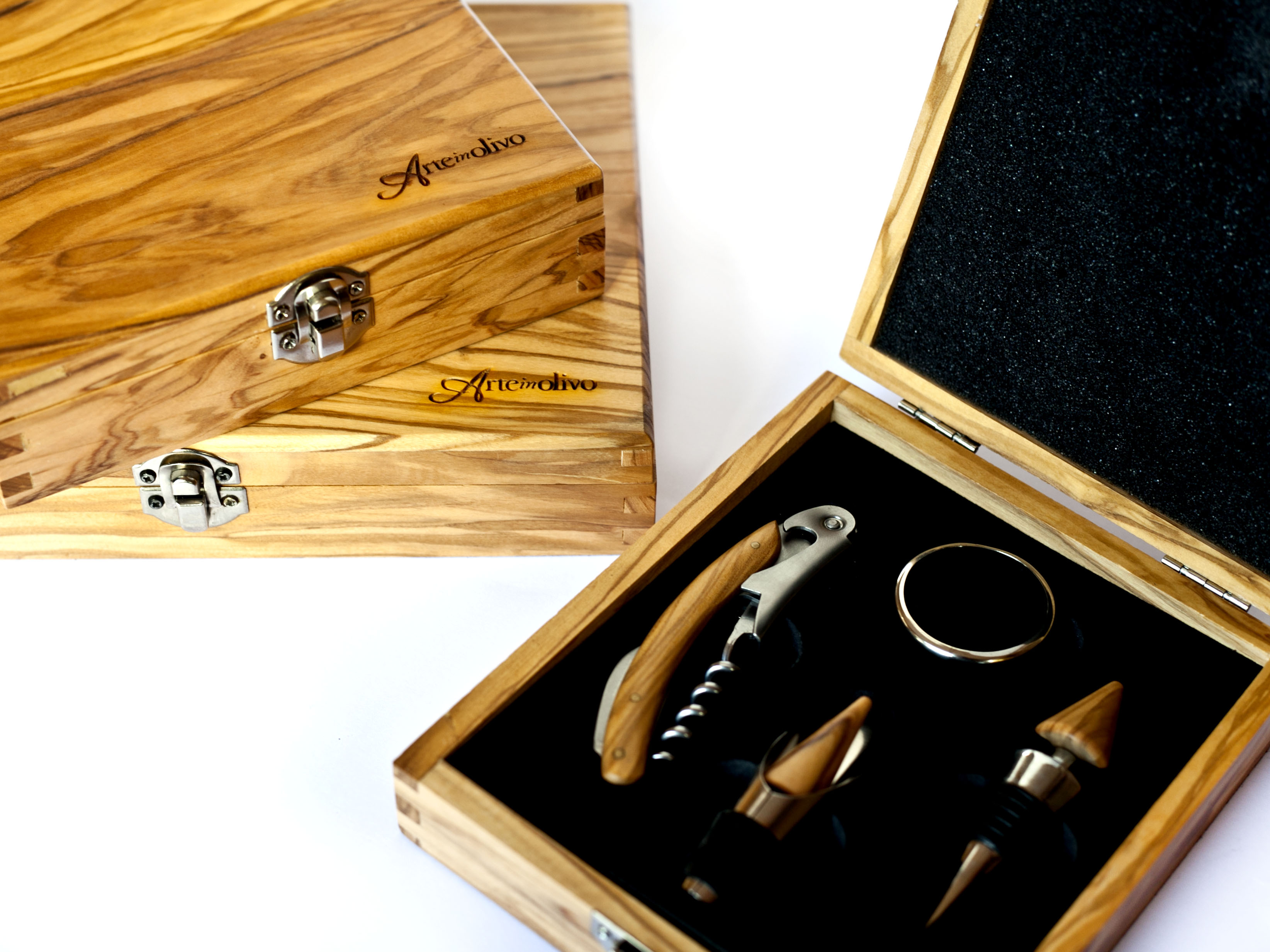 SOMMELIER KIT 9PCS WOOD MARCMARQUE : SECRET_DE_GOURMET - Malloupas &  Papacostas